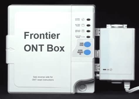 (3) GIG residential customers have both the coax for video and ethernet for data enabled by default. . Frontier ont optical light red